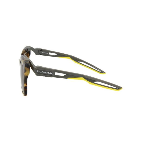 Balenciaga Square-Frame Acetate Sunglasses Brown Unisex-Adult - Picture 3 of 5